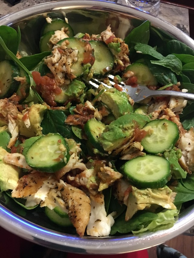 Fish and Salad Meal Prep