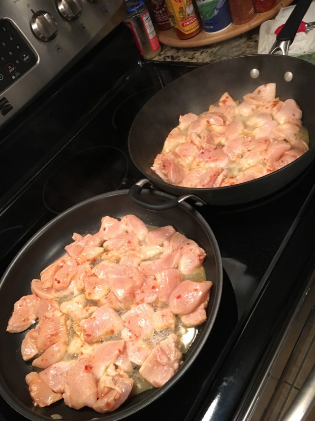 chicken meal prepping