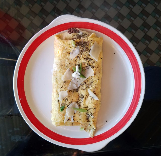 Tuscan roast beef omelet at Southboud Bagel.